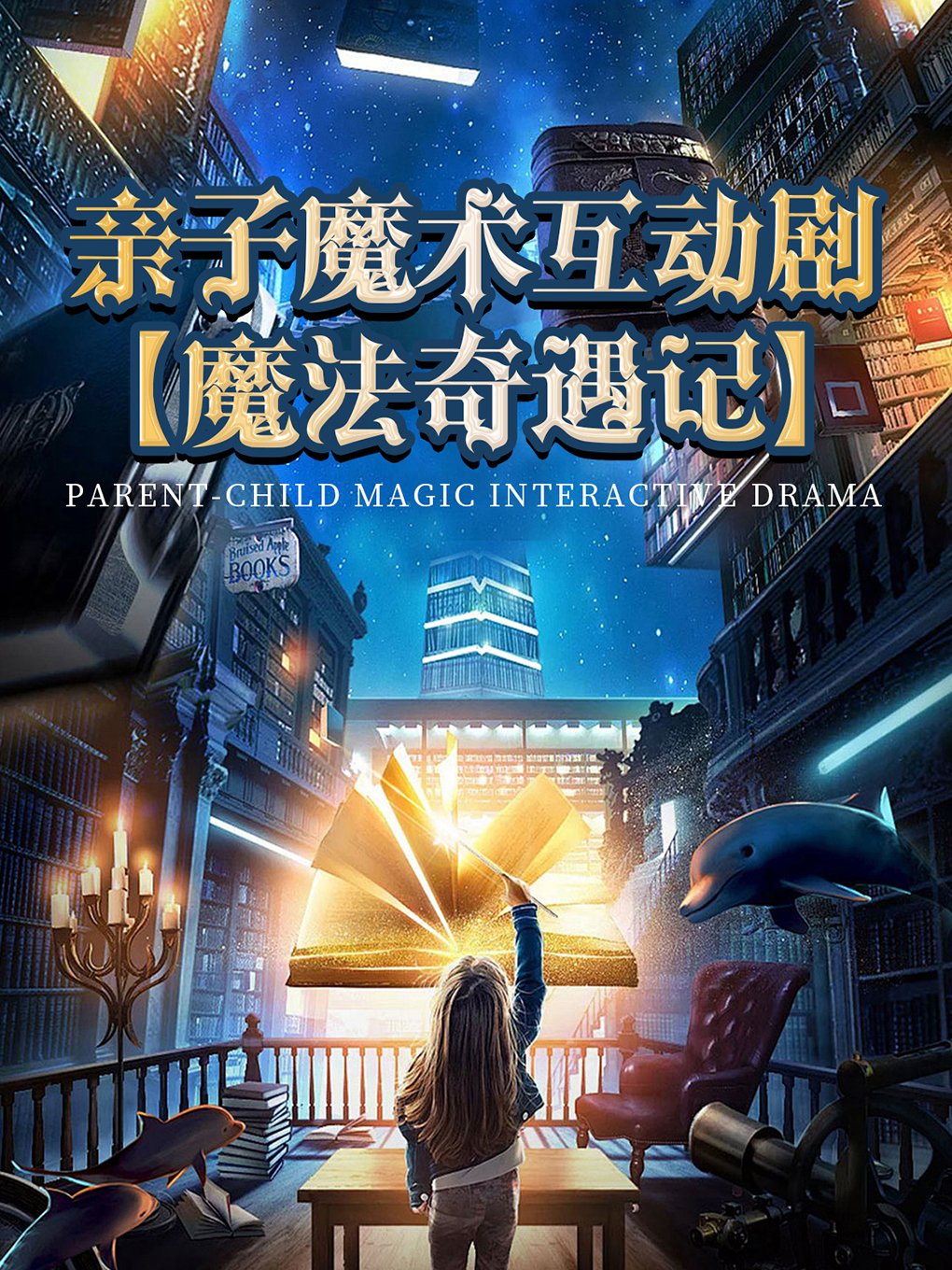 福州4月27日亲子魔术互动剧《魔法奇遇记》(福清站)-第1张图片-票100